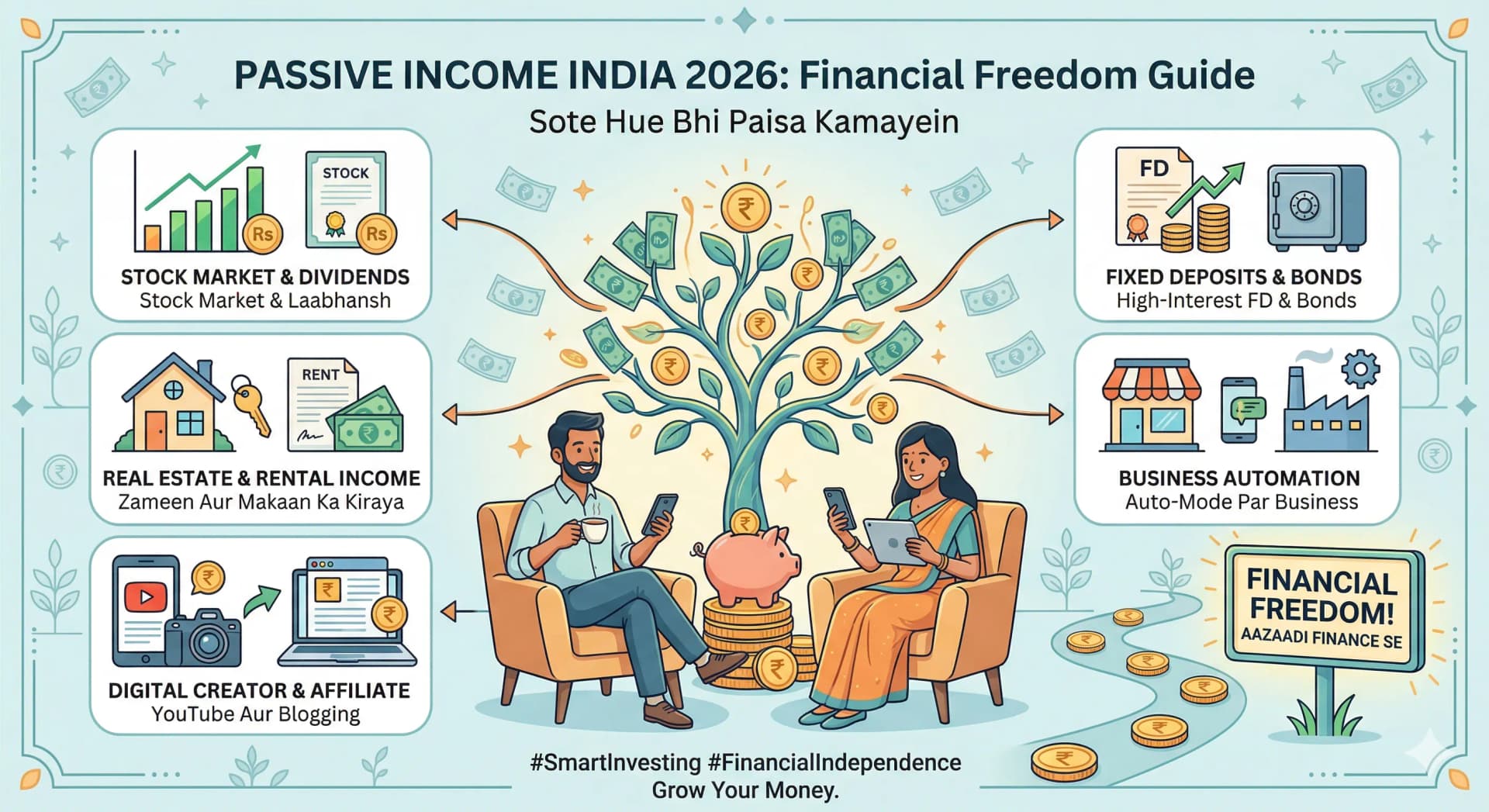 India Mein Passive Income Kaise Banayein: 2026 Ka Complete Guide