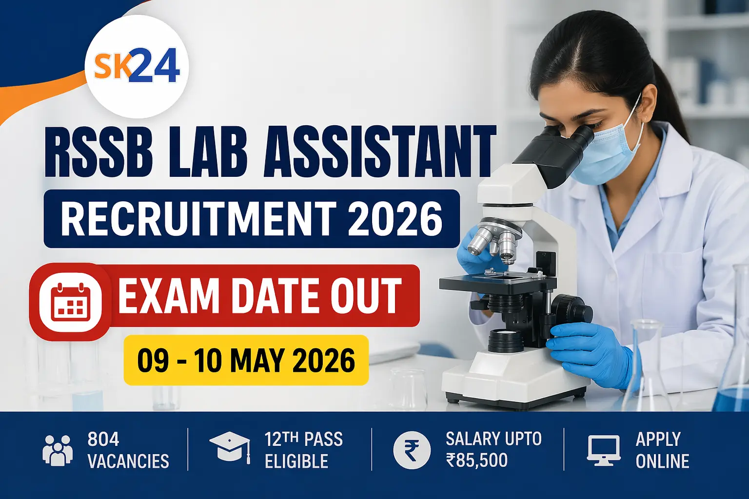 RSSB Lab Assistant Recruitment 2026